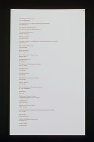 Art in Socialism, book list doc.
